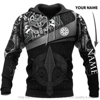 Custom Viking Clothing Odin Viking Hoodie RLT12 - Wonder Print Shop