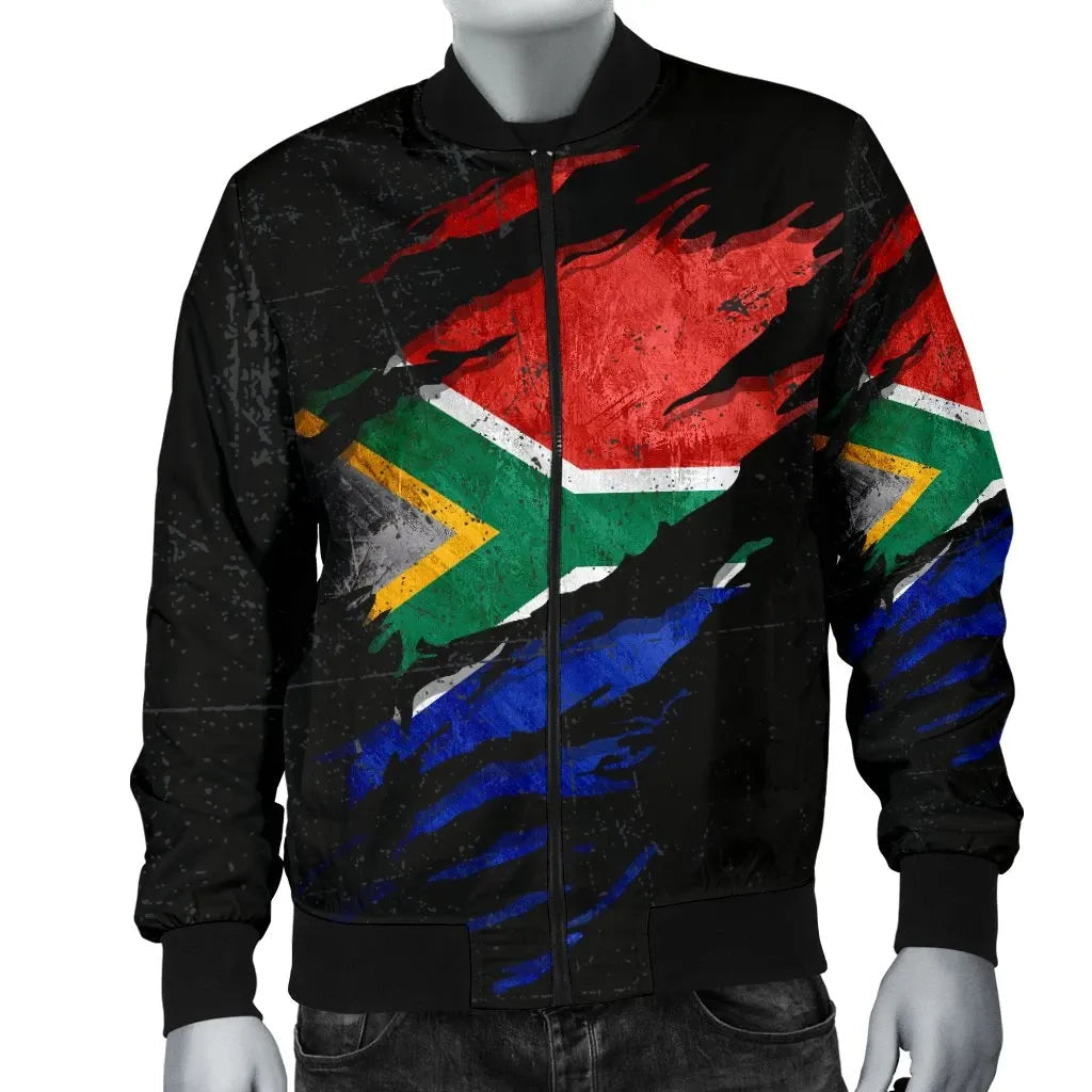 South Africa In Me Mens Bomber Jacket Special Grunge Style RLT8 - Wonder Print Shop