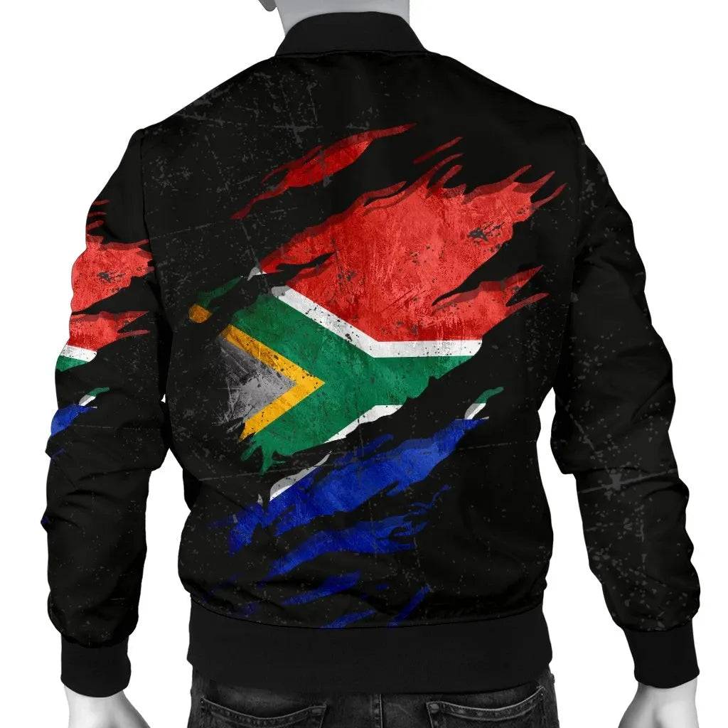 South Africa In Me Mens Bomber Jacket Special Grunge Style RLT8 - Wonder Print Shop