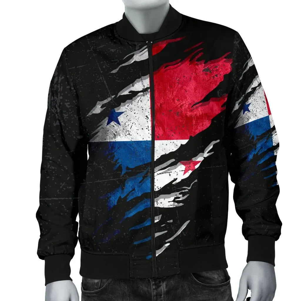 Panama In Me Men's Bomber Jacket Special Grunge Style RLT13 - Wonder Print Shop