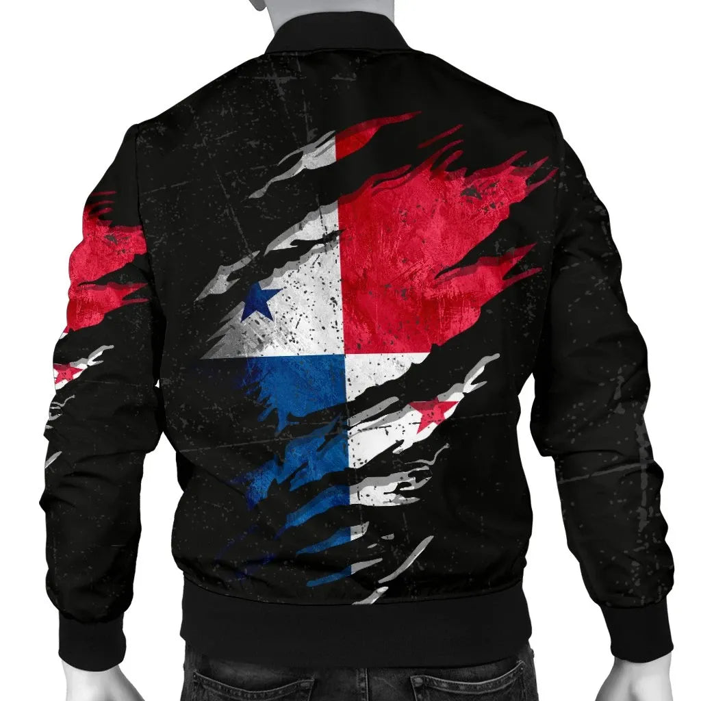 Panama In Me Men's Bomber Jacket Special Grunge Style RLT13 - Wonder Print Shop
