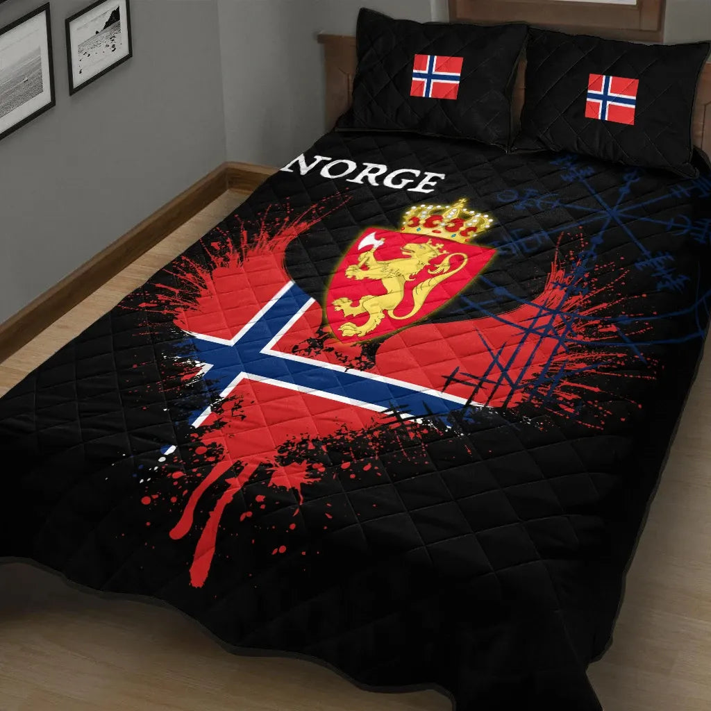 Norway Quilt Bed Set Wings Of Norway RLT7 - Wonder Print Shop