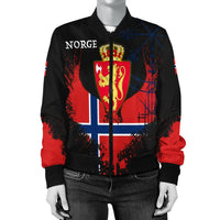 Norway Women's Bomber Jacket Wings Of Norway RLT7 - Wonder Print Shop