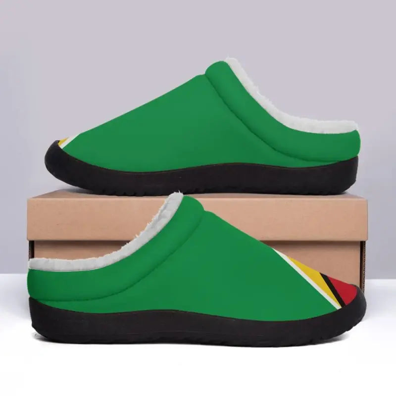 guyana-flag-fleeece-slipper-guyana-slippers