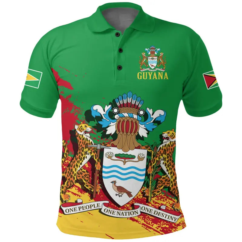 Guyana Polo Shirt Special RLT8 - Wonder Print Shop