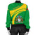 Guyana Coat of Arms Women Bomber Jacket Sticket RLT8 - Wonder Print Shop