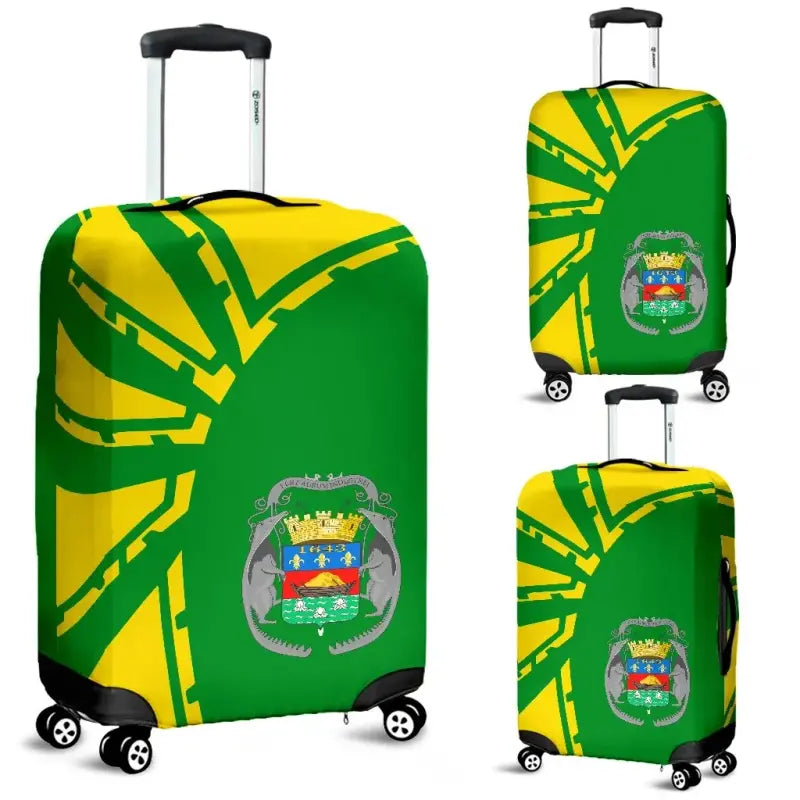 French Guyana Luggage Cover Premium Style RLT8 - Wonder Print Shop
