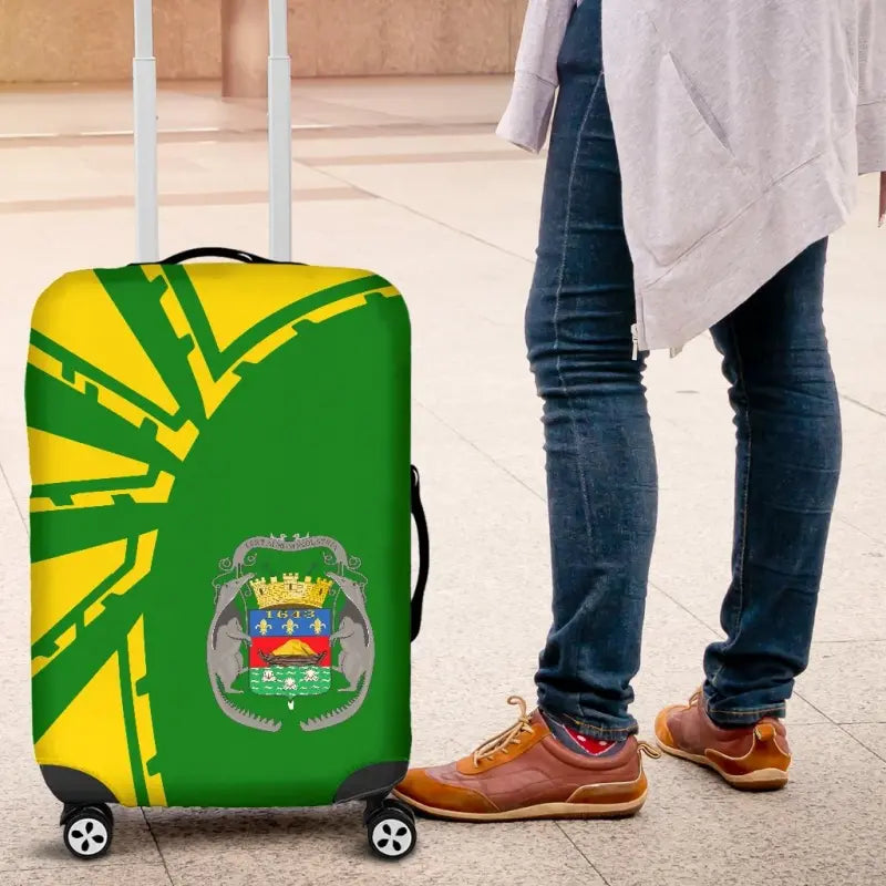 French Guyana Luggage Cover Premium Style RLT8 - Wonder Print Shop