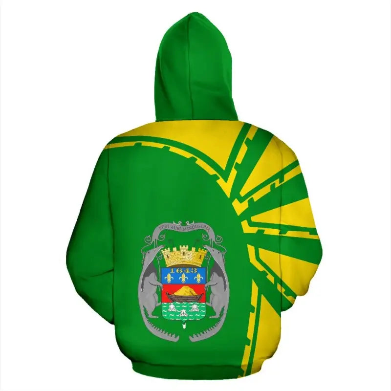 French Guyana Zip Hoodie Premium Style RLT8 - Wonder Print Shop