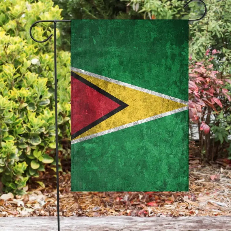 GUYANA Garden Flag House Flag (Grunge Style) RLT8 - Wonder Print Shop