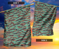 Army Guyana Tiger Stripe Camouflage Seamless Garden Flag RLT8 - Wonder Print Shop