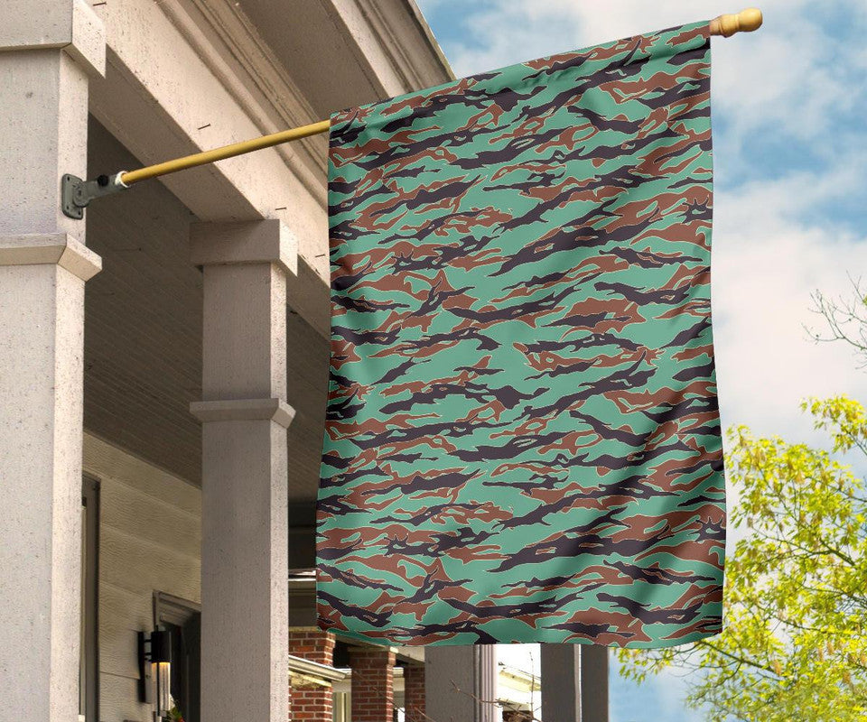 Army Guyana Tiger Stripe Camouflage Seamless Garden Flag RLT8 - Wonder Print Shop