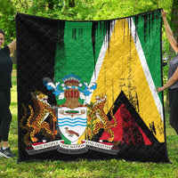 Guyana Flag Premium Quilt Flag Style RLT8 - Wonder Print Shop