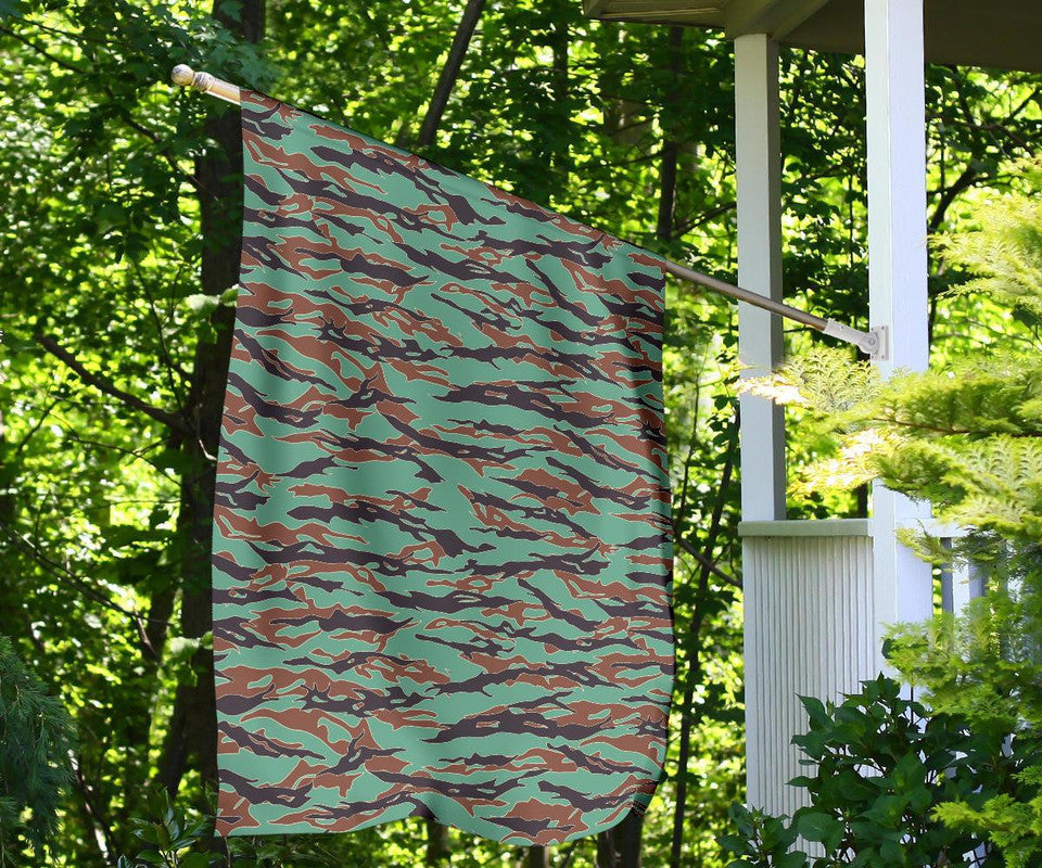 Army Guyana Tiger Stripe Camouflage Seamless Garden Flag RLT8 - Wonder Print Shop