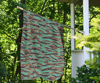 Army Guyana Tiger Stripe Camouflage Seamless Garden Flag RLT8 - Wonder Print Shop