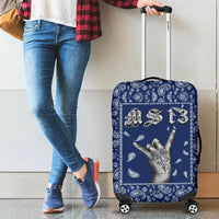 Luggage Covers Blue Bandana RLT8 - Wonder Print Shop