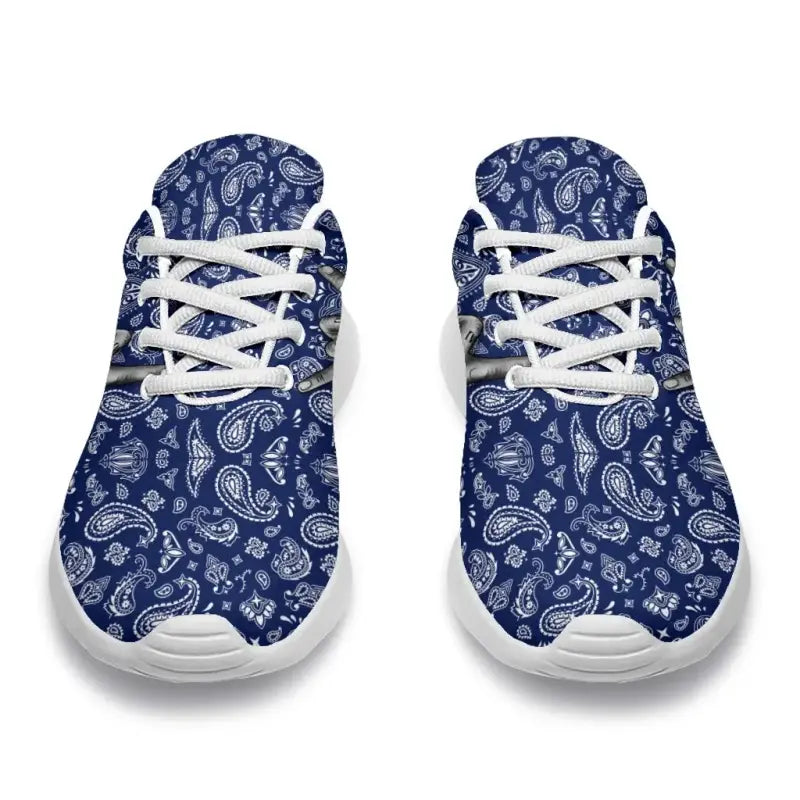 Sport Sneakers Blue Bandana RLT8 - Wonder Print Shop