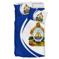 Honduras Flag Coat Of Arms Bedding Set Circle1 RLT8 - Wonder Print Shop
