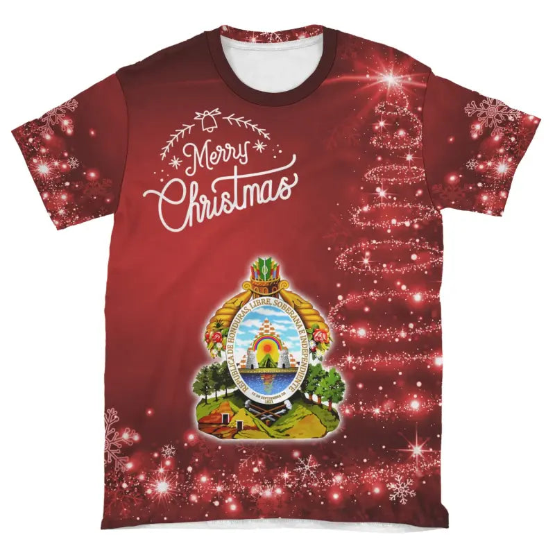 Honduras Christmas T Shirt Womens/Mens RLT8 - Wonder Print Shop