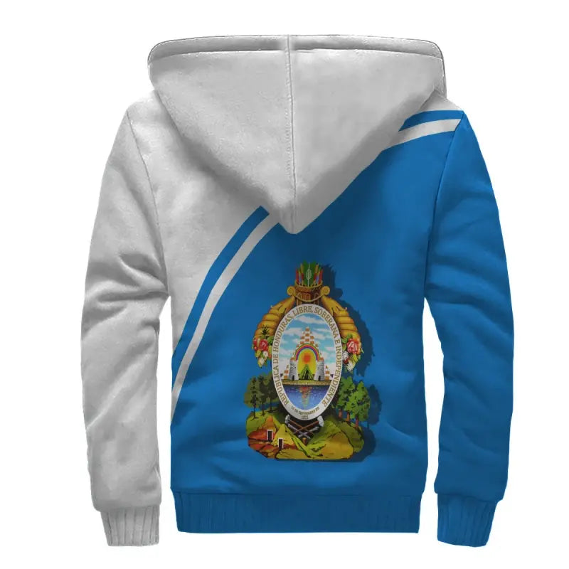 Honduras Sherpa Hoodie - Curve Version RLT8 - Wonder Print Shop