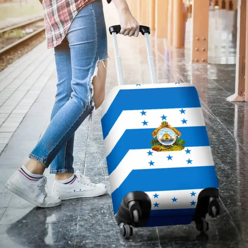 Honduras Luggage Covers - Flag and Coat Of Arms RLT8 - Wonder Print Shop