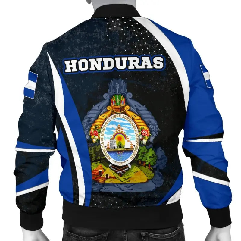 Honduras Mens Bomber Jacket - Honduras Spirits RLT8 - Wonder Print Shop