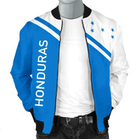 Honduras Mens Bomber Jacket - Curve Version RLT8 - Wonder Print Shop