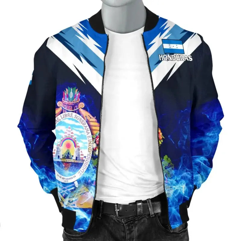Honduras Mens Bomber Jacket New Release RLT8 - Wonder Print Shop