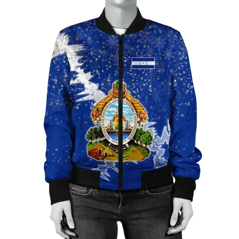 honduras-christmas-coat-of-arms-women-bomber-jacket-x-style