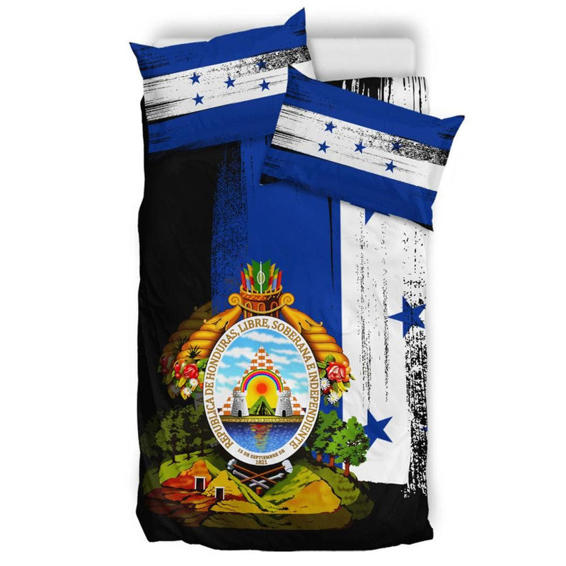 Honduras Flag Bedding Set Flag Style RLT8 - Wonder Print Shop
