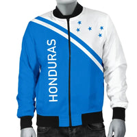 Honduras Mens Bomber Jacket - Curve Version RLT8 - Wonder Print Shop
