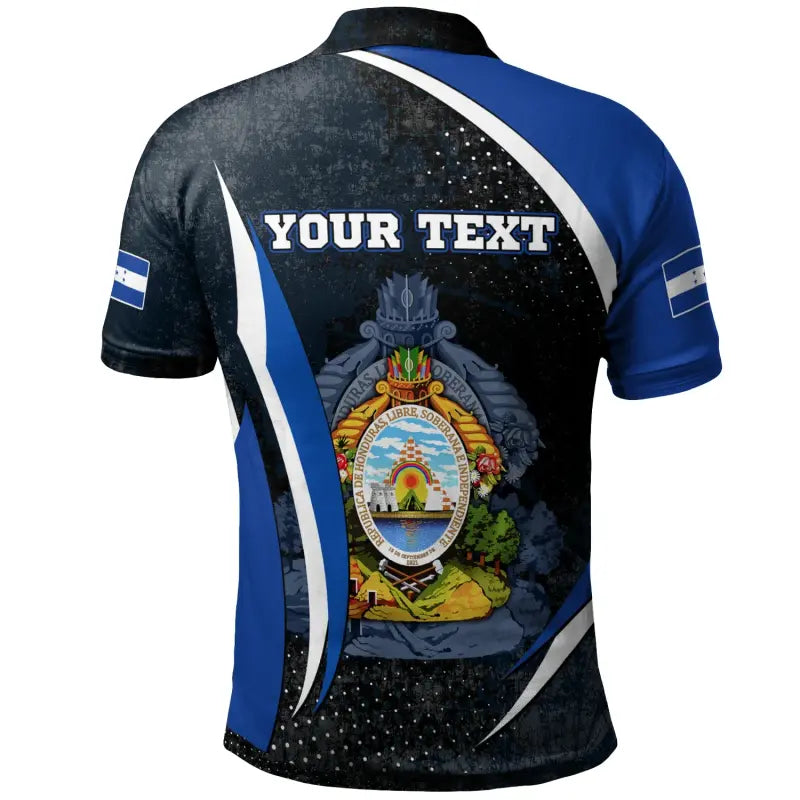 Honduras Personalied Polo Shirt Honduras Spirits RLT8 - Wonder Print Shop
