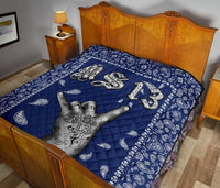 Premium Quilt Blue Bandana RLT8 - Wonder Print Shop