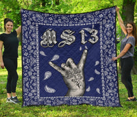 Premium Quilt Blue Bandana RLT8 - Wonder Print Shop