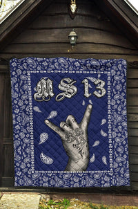 Premium Quilt Blue Bandana RLT8 - Wonder Print Shop