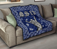 Premium Quilt Blue Bandana RLT8 - Wonder Print Shop