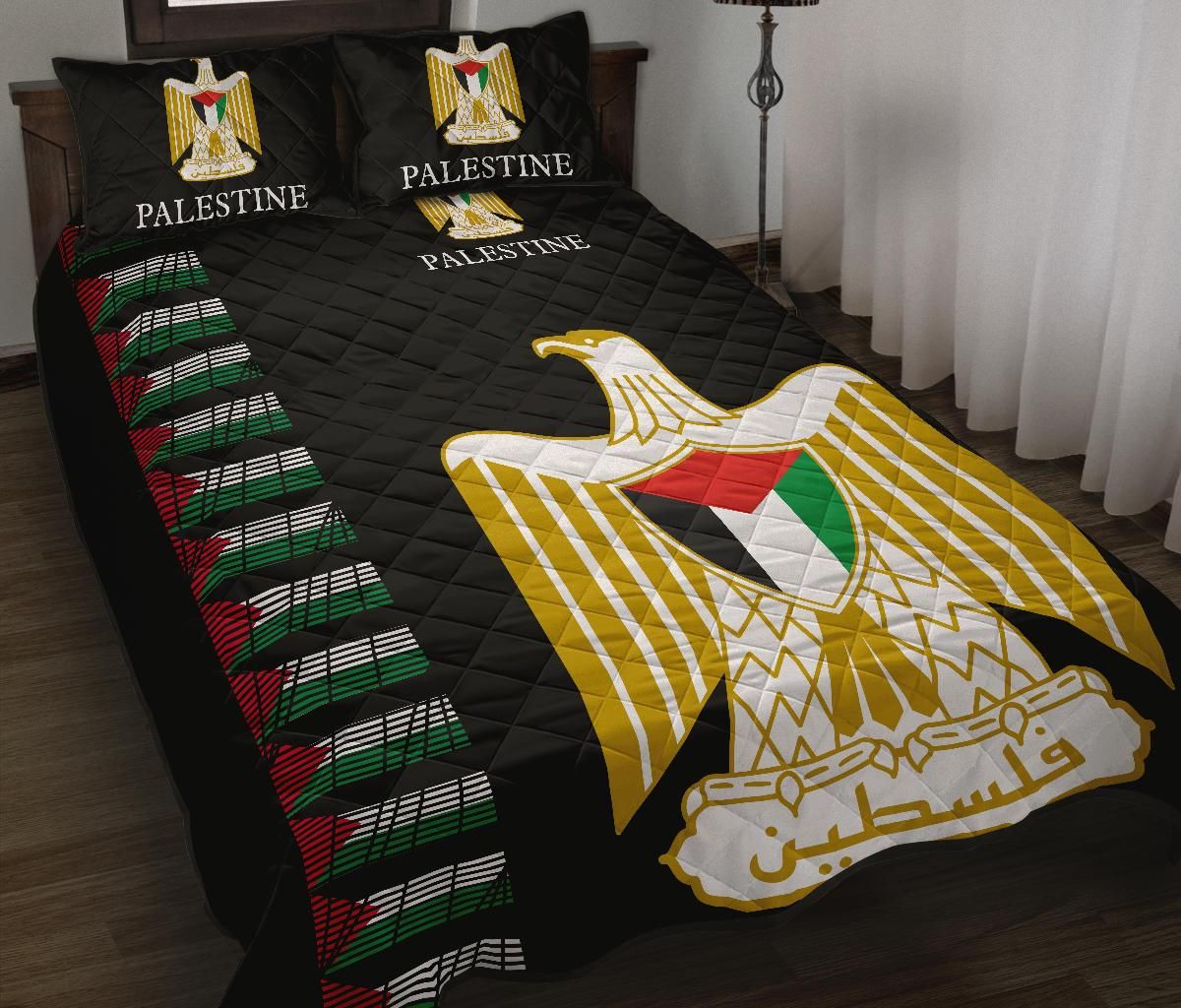 Palestine United Quilt Bed Set RLT13 - Wonder Print Shop