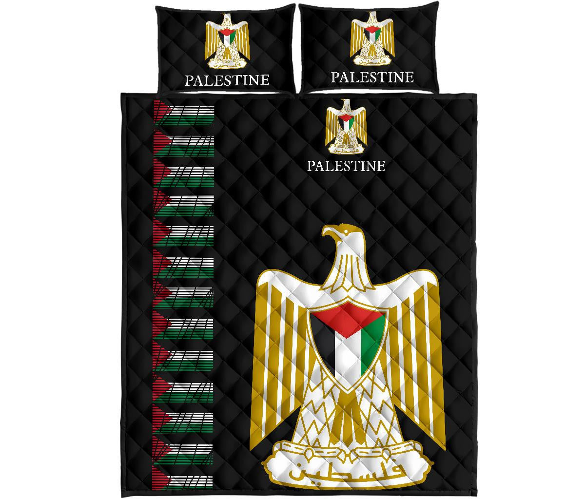 Palestine United Quilt Bed Set RLT13 - Wonder Print Shop