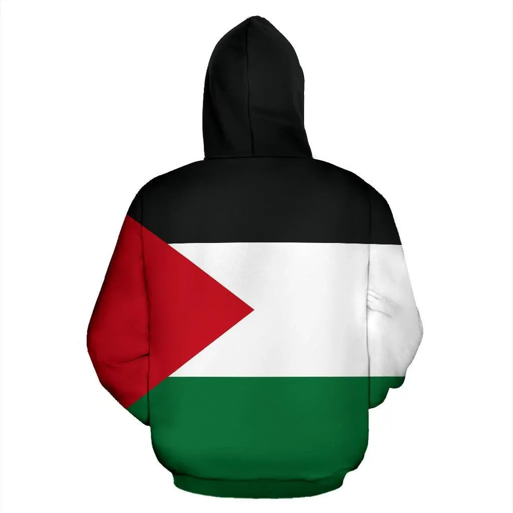 State of Palestine Zipper Hoodie Original Flag RLT13 - Wonder Print Shop