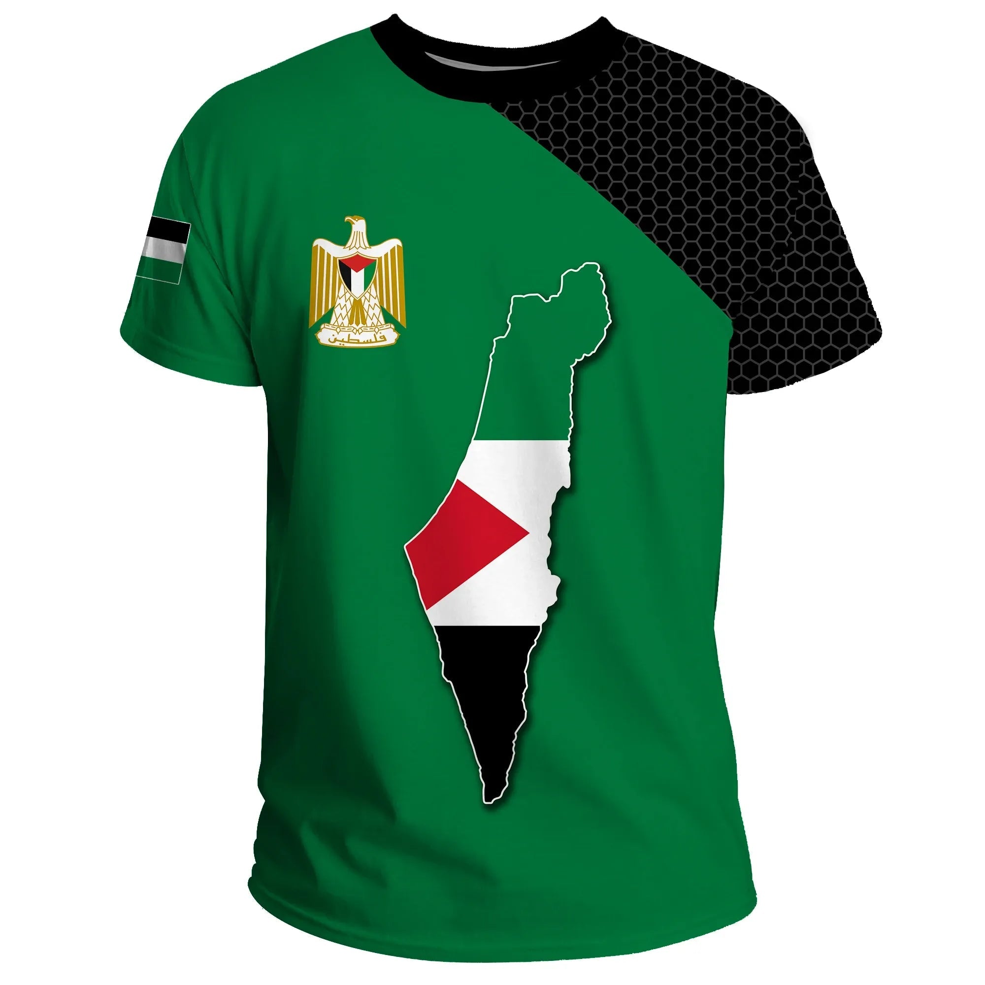 Palestine T Shirt Maps RLT13 - Wonder Print Shop