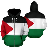 State of Palestine Zipper Hoodie Original Flag RLT13 - Wonder Print Shop