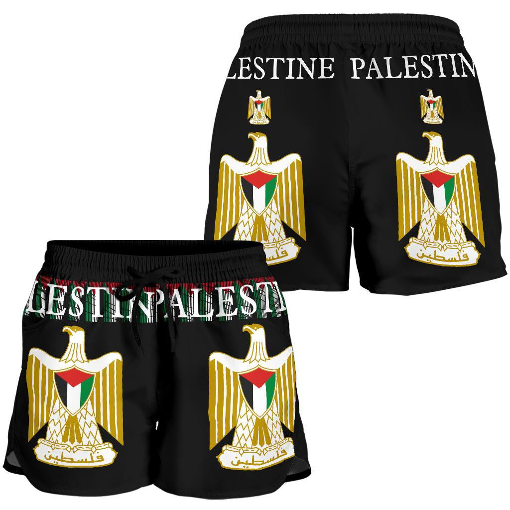 palestine-united-all-over-print-womens-shorts