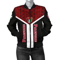 Palestine Bomber Jacket Rising Women RLT13 - Wonder Print Shop