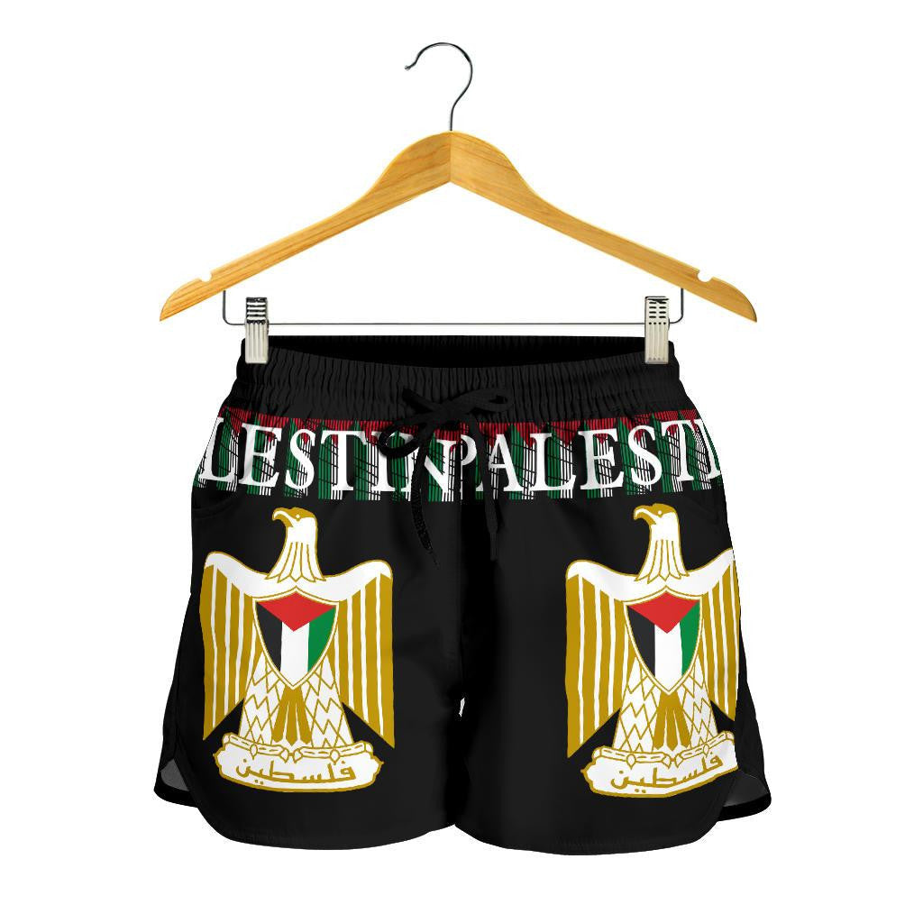 palestine-united-all-over-print-womens-shorts