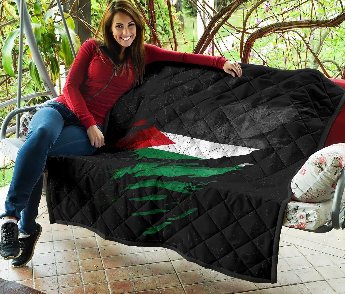 Palestine In Me Premium Quilt Special Grunge Style RLT13 - Wonder Print Shop