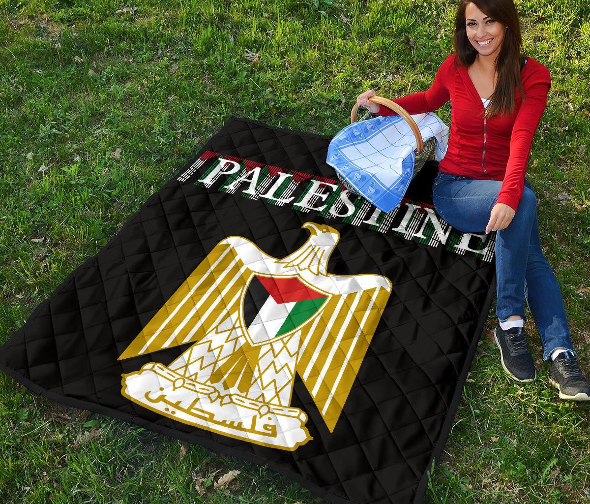 Palestine United Premium Quilt RLT13 - Wonder Print Shop