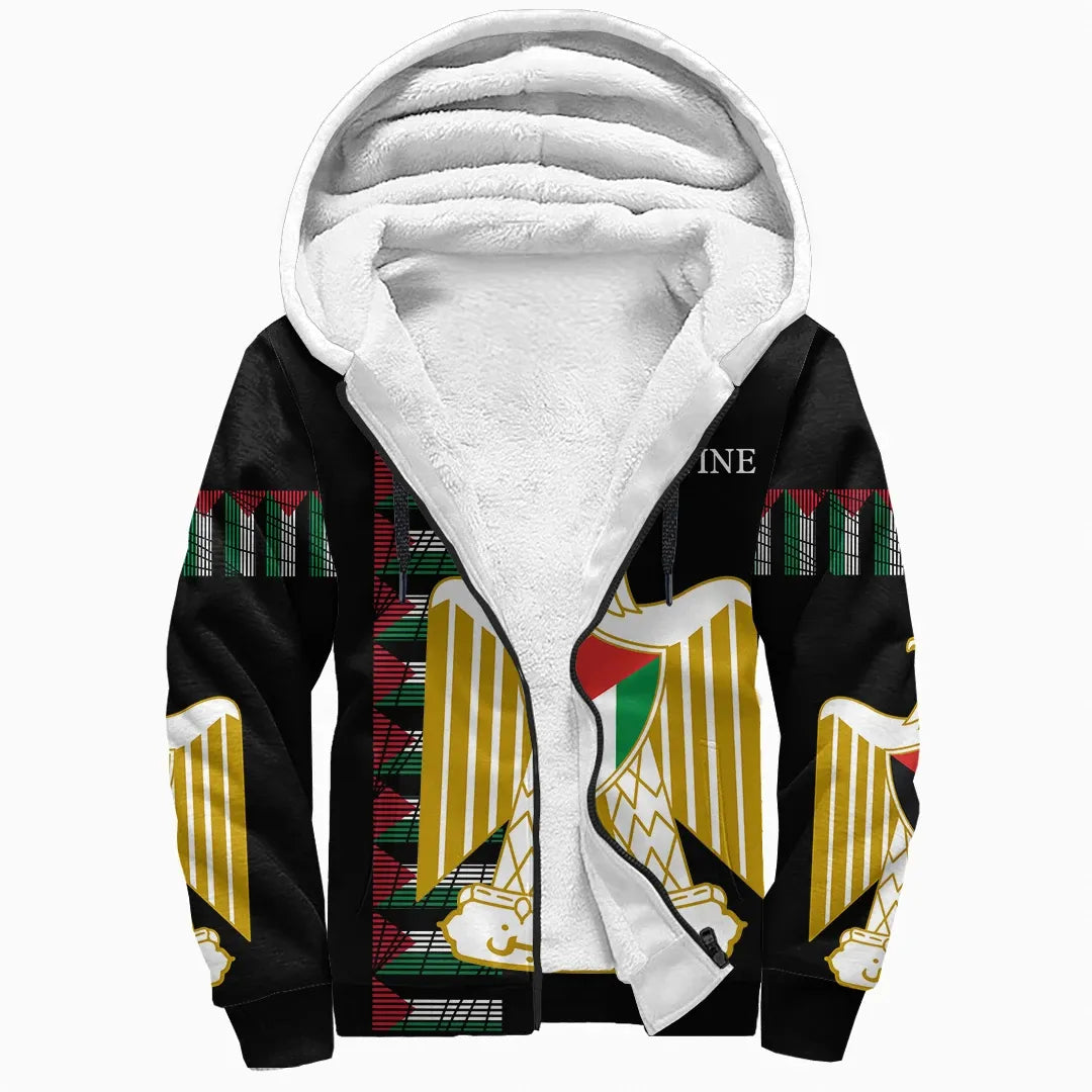 Palestine United Sherpa Hoodie RLT13 - Wonder Print Shop