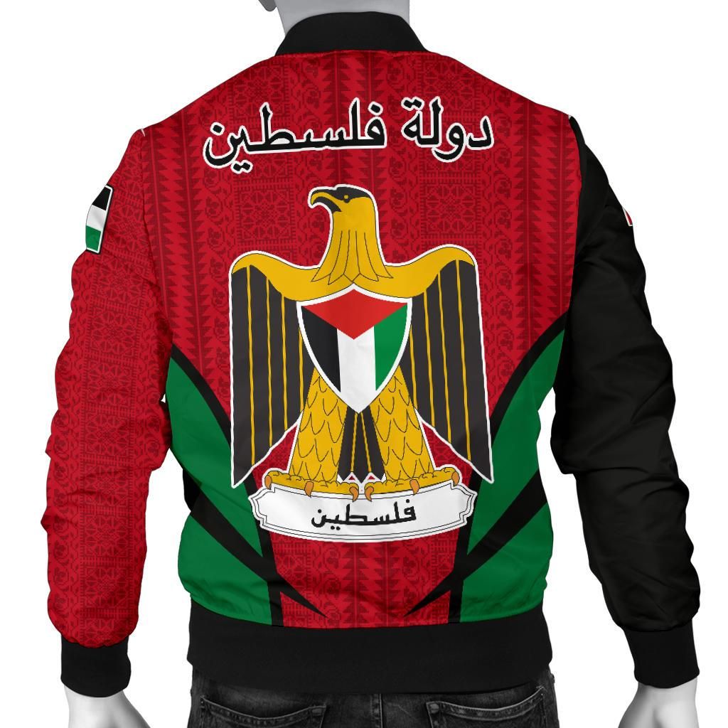Palestine Bomber Active Men RLT13 - Wonder Print Shop