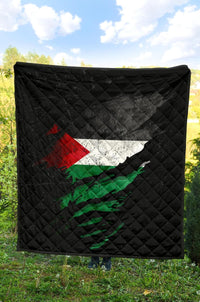 Palestine In Me Premium Quilt Special Grunge Style RLT13 - Wonder Print Shop