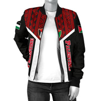 Palestine Bomber Jacket Rising Women RLT13 - Wonder Print Shop